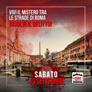 MYSTERY IN THE CITY ROMA 13 SETTEMBRE 2025