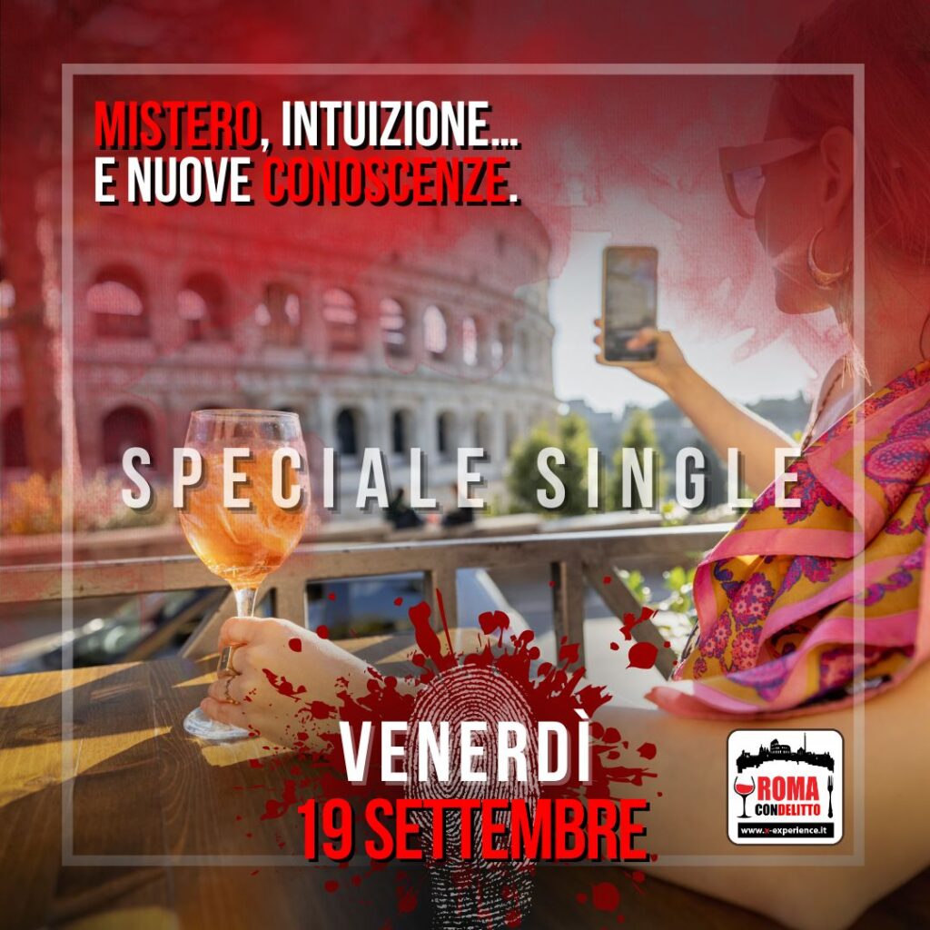 MYSTERY IN THE CITY ROMA SPECIALE SINGLE 19 SETTEMBRE 2025